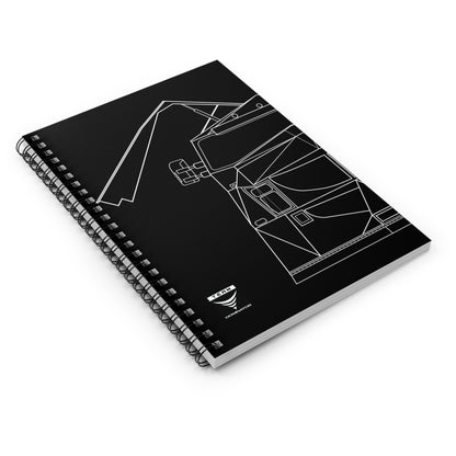 DOMINATOR WIREFRAME NOTEBOOK - Never Stop Chasing
