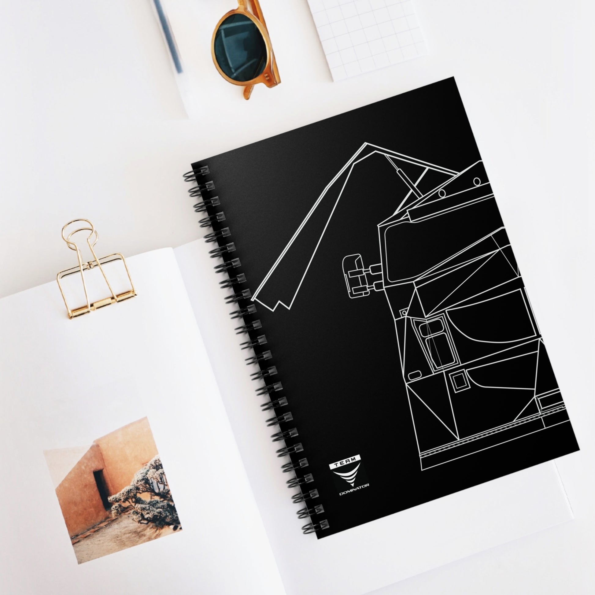 DOMINATOR WIREFRAME NOTEBOOK - Never Stop Chasing