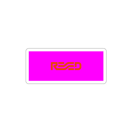 REED LOGO PINK/RED - Never Stop Chasing