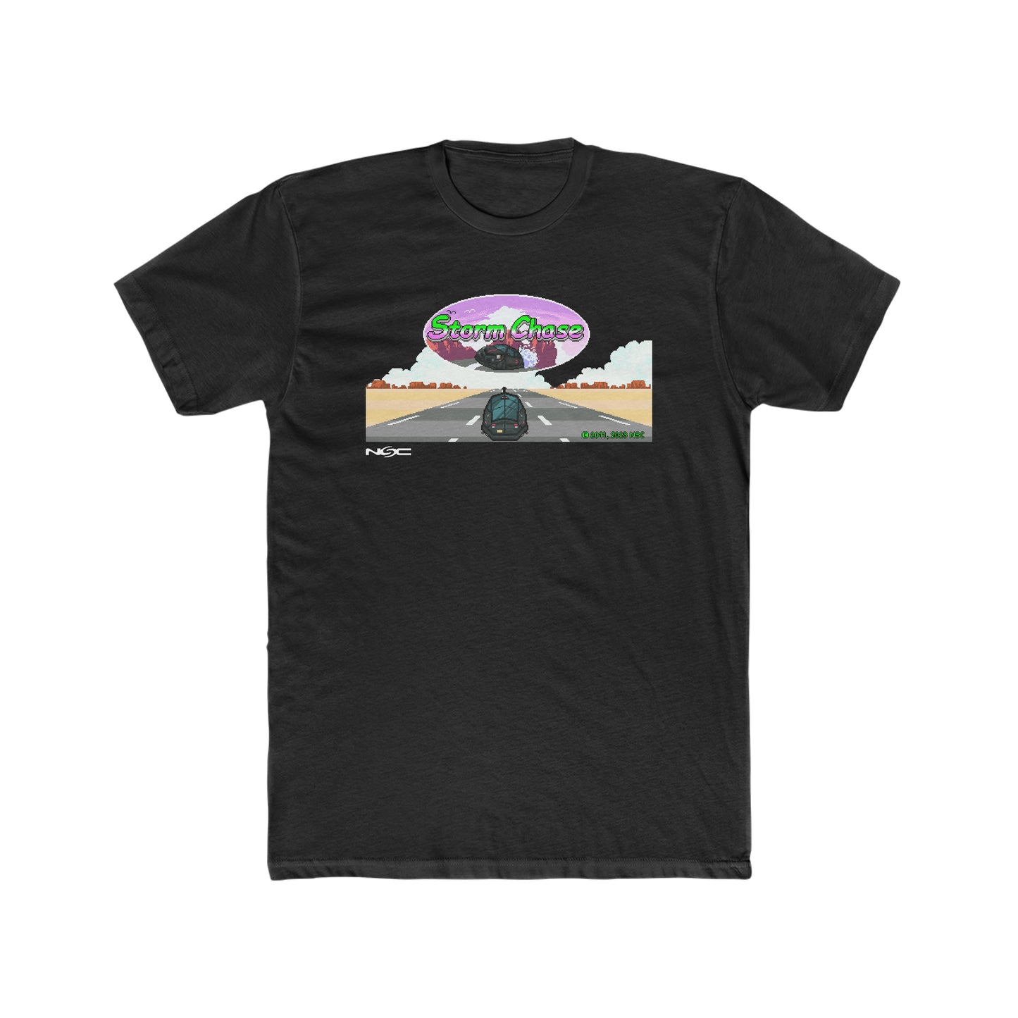 STORM CHASE 8-BIT RETRO TEE - Never Stop Chasing