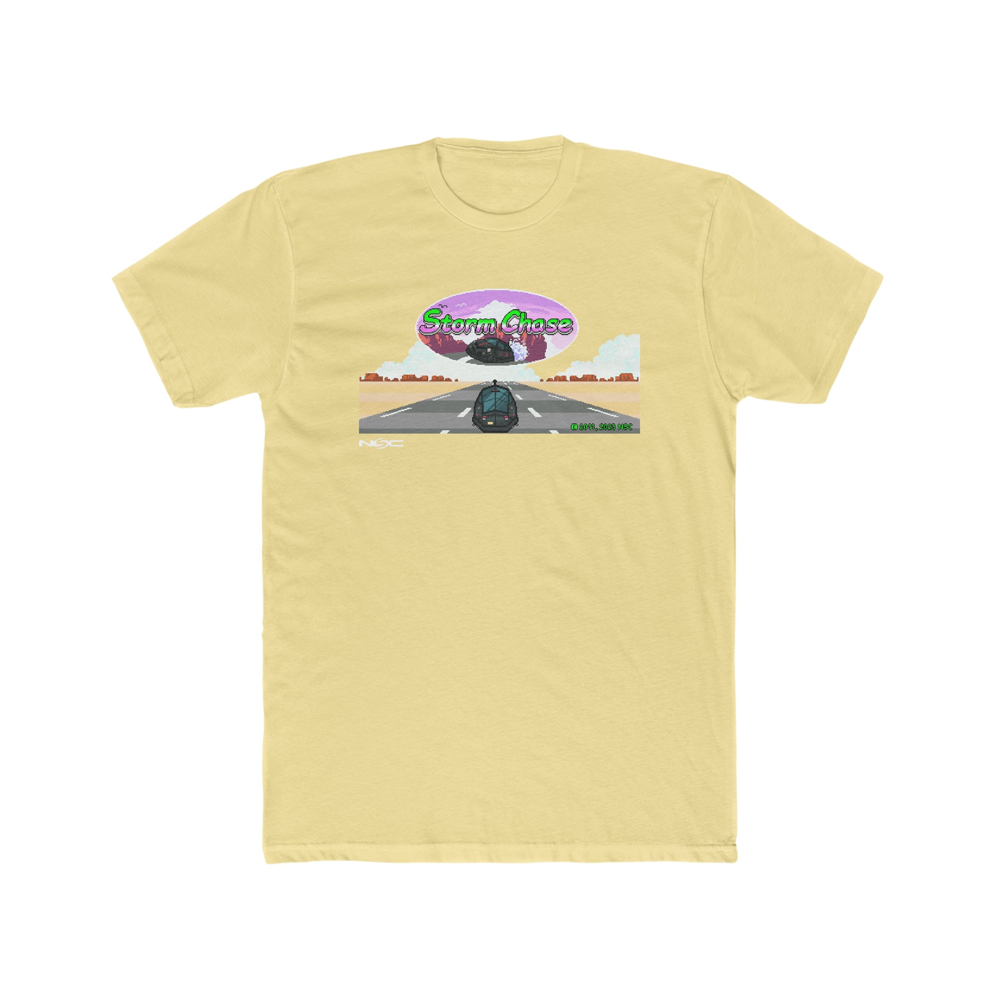 STORM CHASE 8-BIT RETRO TEE - Never Stop Chasing
